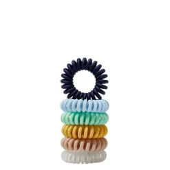 Hold On Tight Hair Rings 6-Pack, Blue/Green