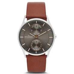 Holst Multifunction SKW6086 Herreur, Brown Leather, 40 mm