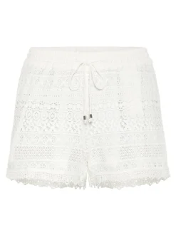 Honey Lace Shorts, Snow White, M