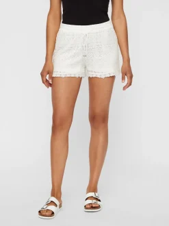 Honey Lace Shorts, Snow White, M