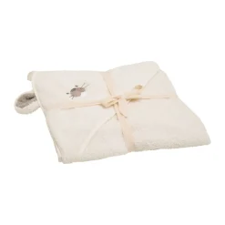 Hooded Babyhåndklæde, Egret