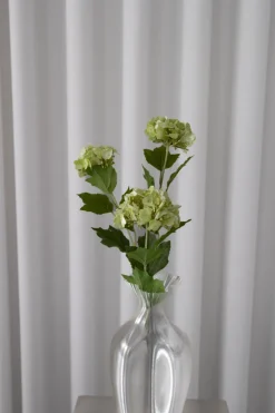 Hortensia Trio Kunstig Blomst, Nature Green