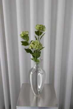 Hortensia Trio Kunstig Blomst, Nature Green