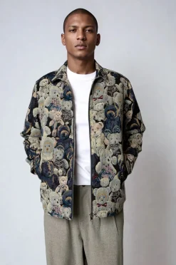 Hound Bear Overshirt, Multi, L