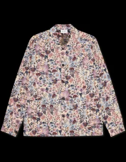 Hugh Jacquard Overshirt, Ivory, XL