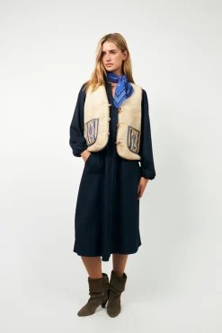 HugoLL Teddy Vest, Blue, XL