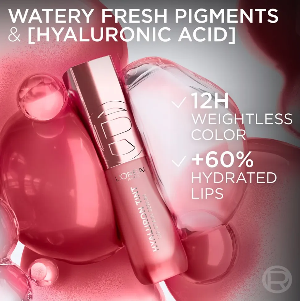 Hyaluron Tint Lip Stain Serum, 601 Worth It