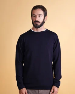 Hybrid Double Striktrøje, Dark Navy, XL