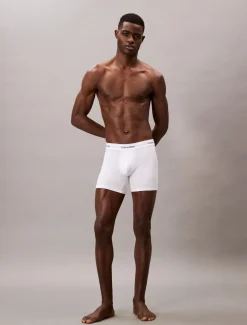 Icon Cotton Stretch 3-pak Boxerbriefs, White/White/White, XL