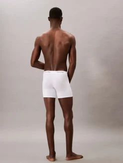 Icon Cotton Stretch 3-pak Boxerbriefs, White/White/White, XL