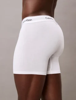 Icon Cotton Stretch 3-pak Boxerbriefs, White/White/White, XL