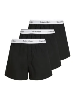 Icon Cotton Stretch 3-pak Boxers, Black/Black/Black, L