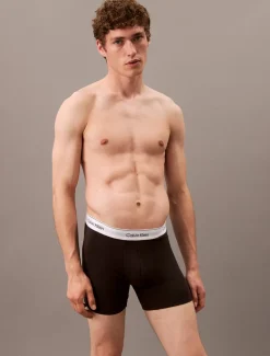 Icon Cotton Stretch 3-pak Boxerbriefs, Black/Black/Black, 3XL