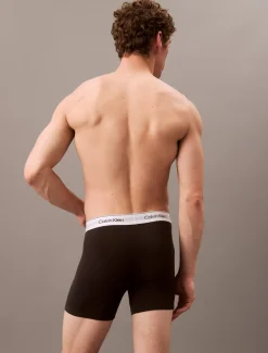 Icon Cotton Stretch 3-pak Boxerbriefs, Black/Black/Black, 3XL