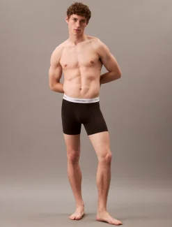 Icon Cotton Stretch 3-pak Boxerbriefs, Black/Black/Black, 3XL