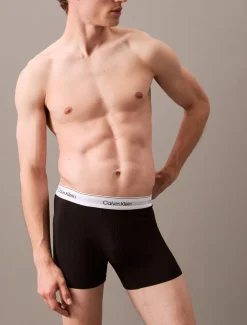 Icon Cotton Stretch 3-pak Boxerbriefs, Grey Heather/White/Black, XL