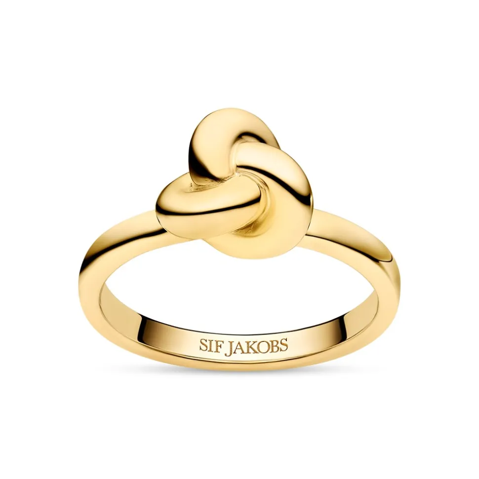 Imperia Pianura Piccolo Ring, Gold Plated, 54