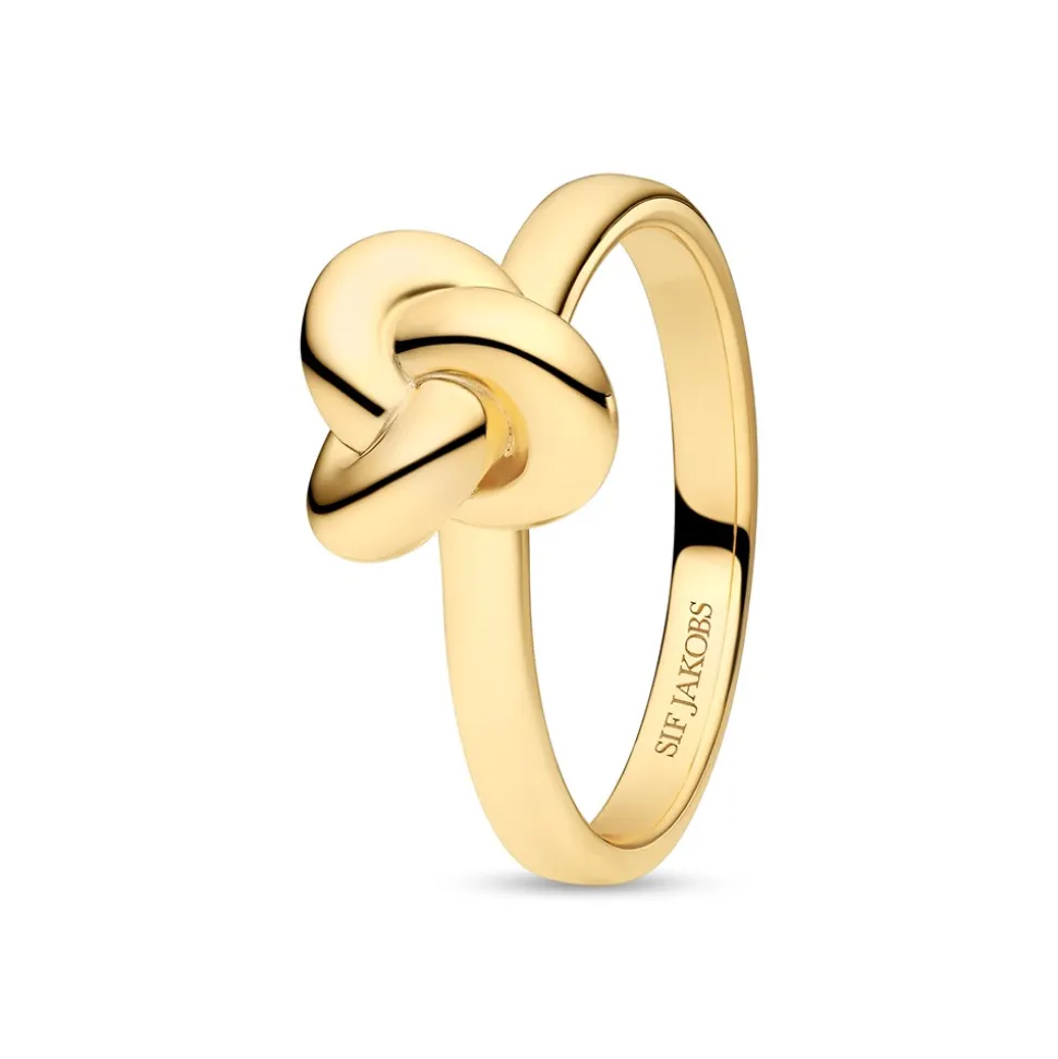 Imperia Pianura Piccolo Ring, Gold Plated, 54