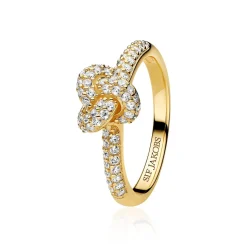 Imperia Piccolo Ring, Gold Plated, 56