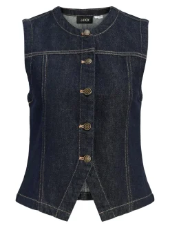 Indie Vest, Dark Blue Denim, S