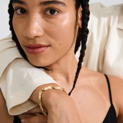 Instant Armbånd, Gold Plated, 16,5+3 cm