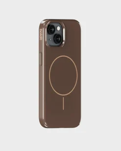 Iphone 15/14/13 Mono Case Cover, Chocolate/Beige