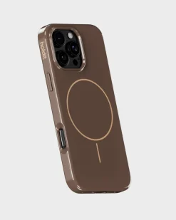 Iphone 16 Pro Max Mono Case Cover, Chocolate/Beige