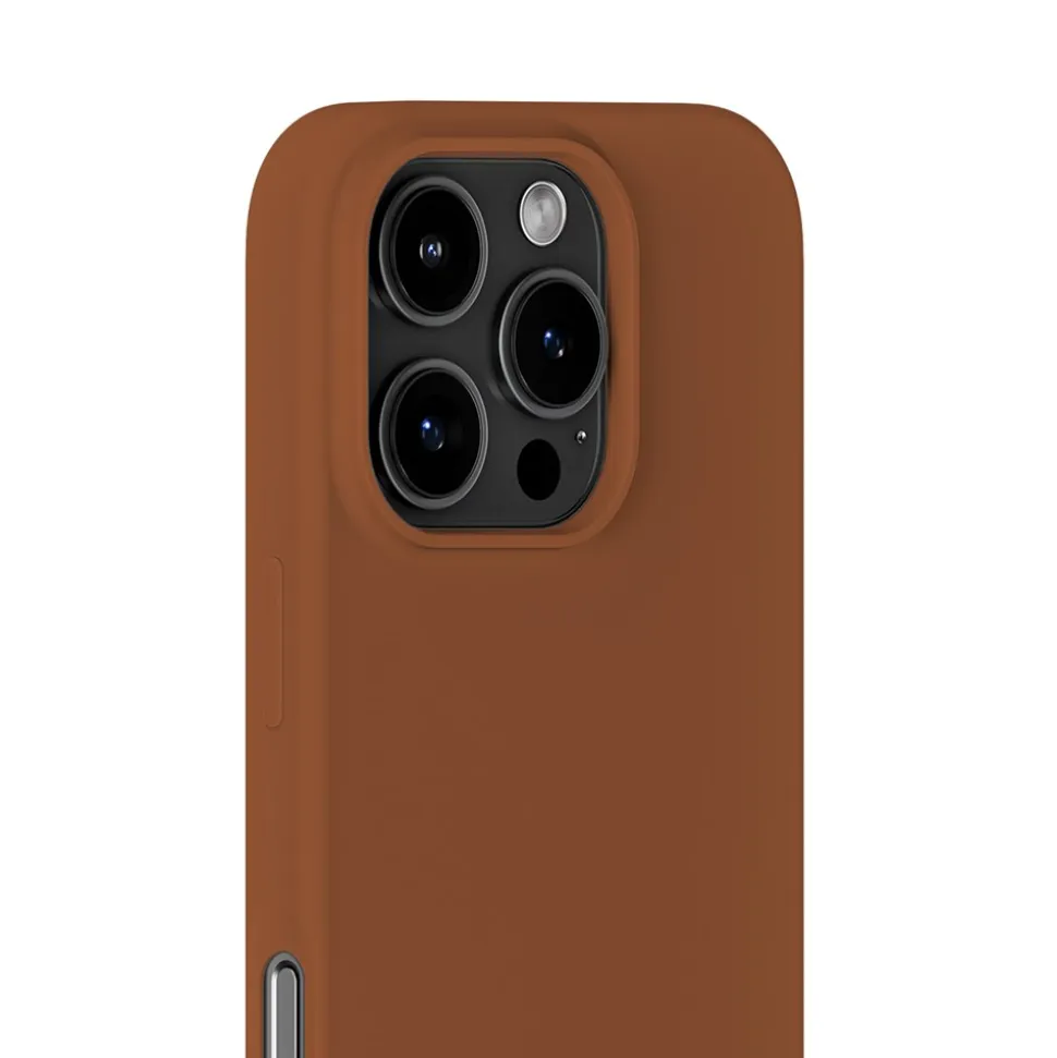 Iphone 16 Pro Silikone Cover, Almond Brown