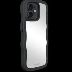 Iphone 12/12 Pro Wavy Cover, Black/Mirror