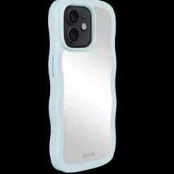 Iphone 12/12 Pro Wavy Cover, Mineral Blue/Mirror