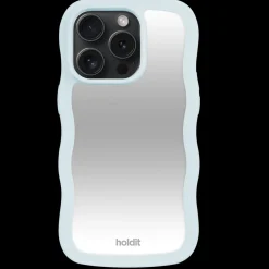 Iphone 14 Pro Wavy Cover, Mineral Blue/Mirror