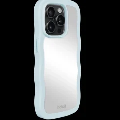 Iphone 15 Pro Wavy Cover, Mineral Blue/Mirror