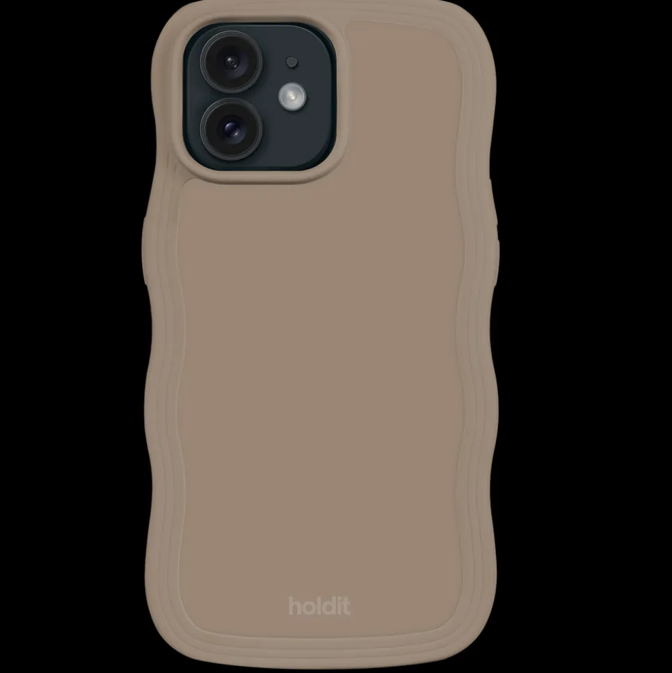 Iphone 12/12 Pro Wavy Cover, Mocha Brown