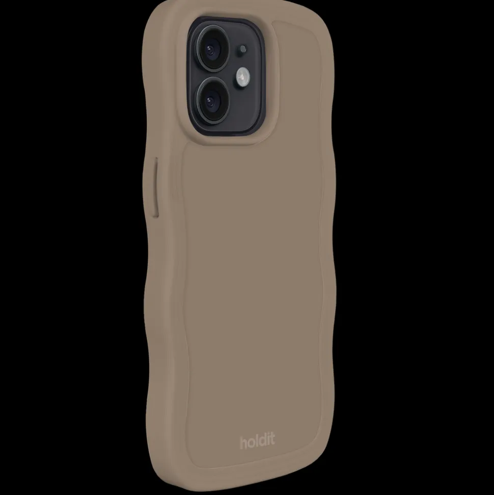 Iphone 12/12 Pro Wavy Cover, Mocha Brown