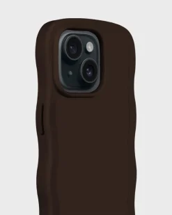 Iphone 15/14/13 Wavy Cover, Chocolate