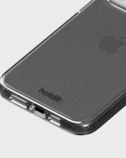 Iphone 15Pro Glitter Cover, Black