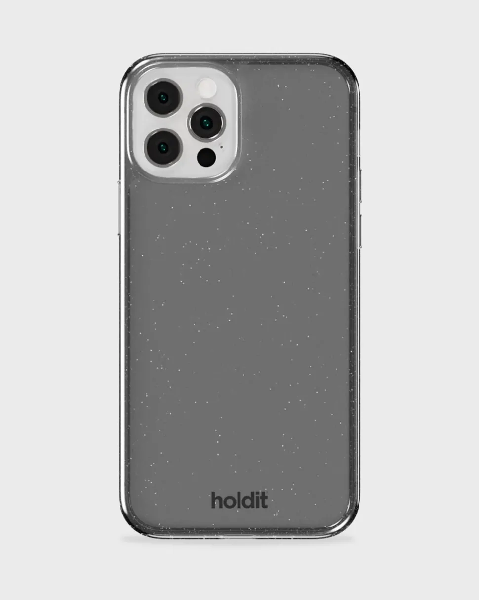 Iphone 12/12Pro Glitter Cover, Black