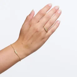 Iris Armbånd, Gold Plated, 17 cm