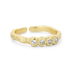 Iris Ring, Gold Plated