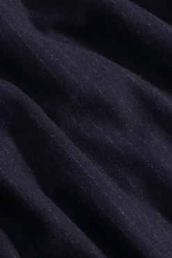 Isak Overshirt, Navy Stripe, XXL