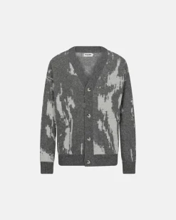 Jack Cardigan, Light Grey Melange, L