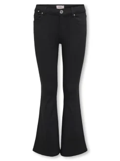 Jackson Flared Jeans, Black Denim, 152 cm