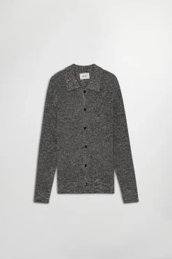 Jacobo Polo Cardigan, Black Multi, XXL
