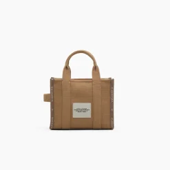 Jacquard Tote Bag, Camel