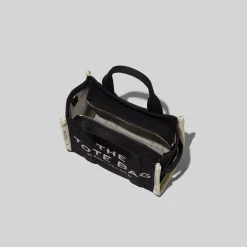 Jacquard Tote Bag, Sort