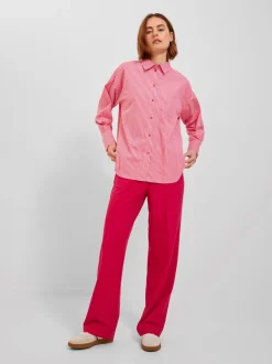 Jamie Skjorte, Cerise Stripe, L