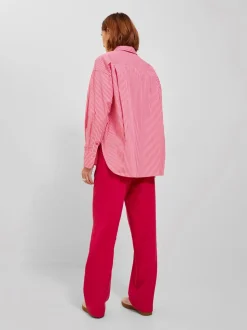 Jamie Skjorte, Cerise Stripe, L