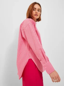 Jamie Skjorte, Cerise Stripe, L