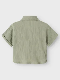 Janu Loose Skjorte, Seagrass, 116 cm