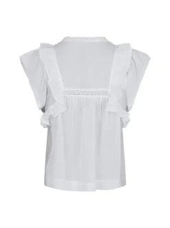 Jayla S Voile Bluse, Hvid, 34